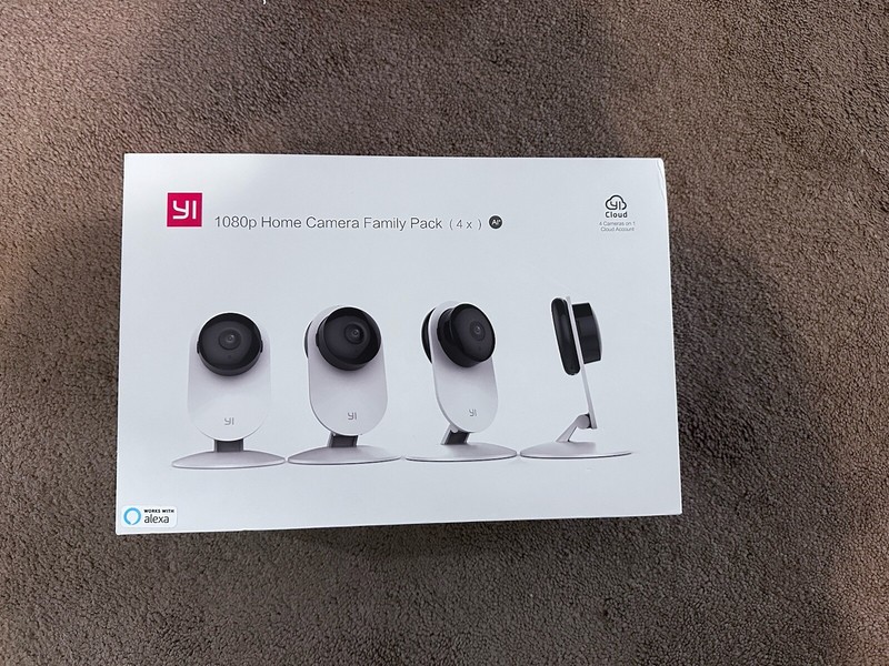 YI 2MP 1080p Full HD Security Camera White - 4 Pieces