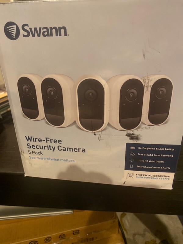 New swann wite free security camera 5 pack