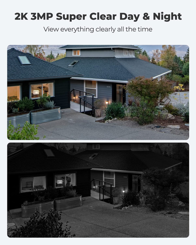 REOLINK 2K Solar Wifi Security Cameras Outdoor Wireless, No Hub Needed, 3MP Nigh gallery
