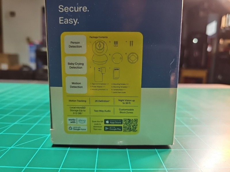 TP-Link Tapo 2K Pan Tilt Security Camera for Baby Monitor, Dog White gallery