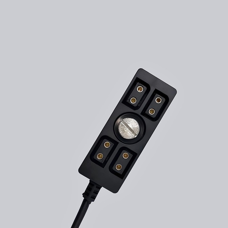 D Tap to 4 Port D Tap Female Splitter Hub Power Cable with 1/4" Mount Screw I... gallery