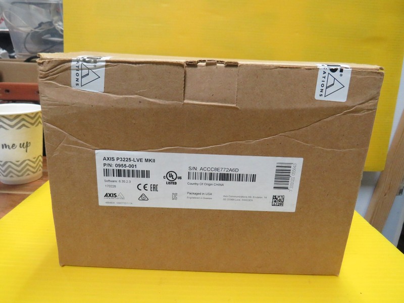 $850 AXIS P3225-LVE MKII Dome IP Network Camera Day Night Indoor Outdoor