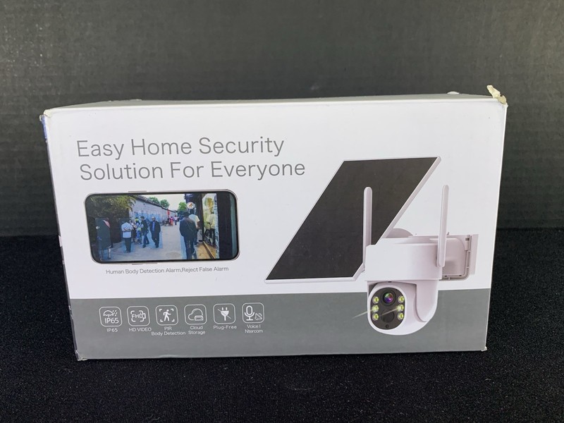 Fusherui 4MP Solar Power Smart Alarm PTZ Security Camera