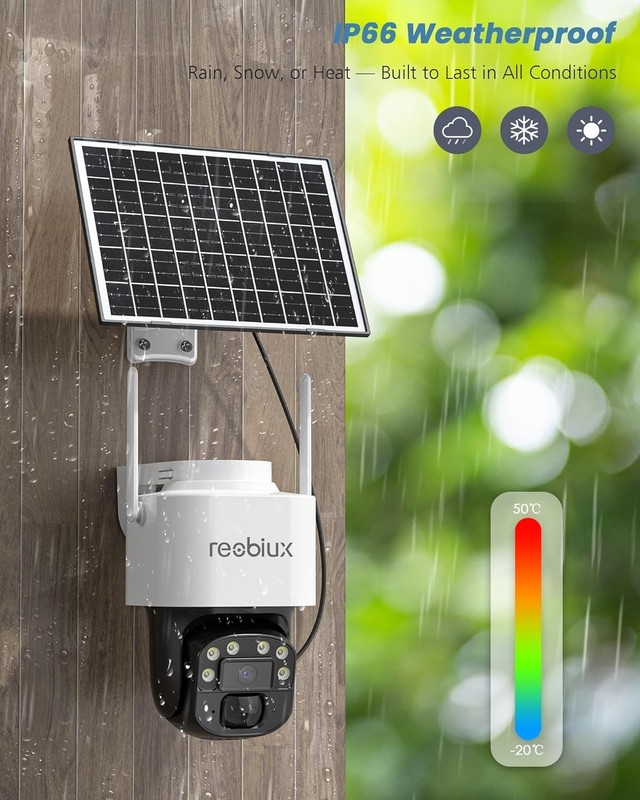 4G LTE Cellular Solar Security Cameras Wireless Outdoor, No WiFi Security Cam... gallery