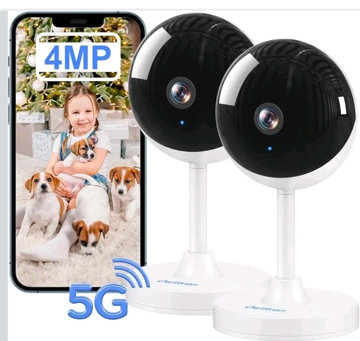 Owltron IndoorCam P1 Pro 4MP Moron Detection Wi-Fi Indoor Cam 2-Way Audio Cloud