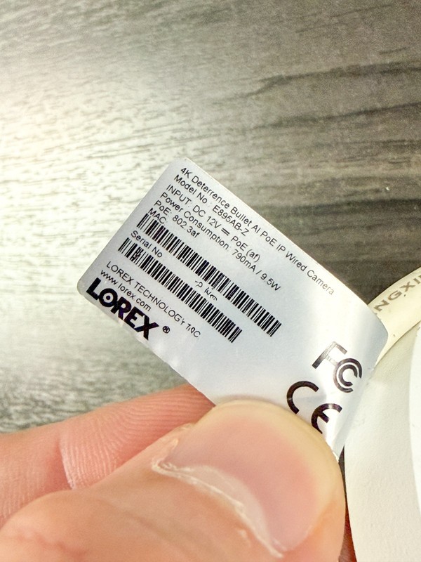 Lorex 4K Ultra HD Smart Deterrence IP Camera w/Smart Security Lighting E895AB gallery