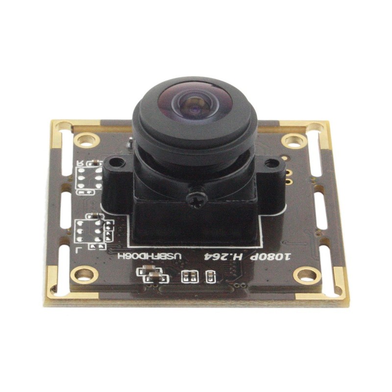 CCTV 2MP 1080P USB UVC Camera Module 180degree Fisheye Lens for Machine Vision