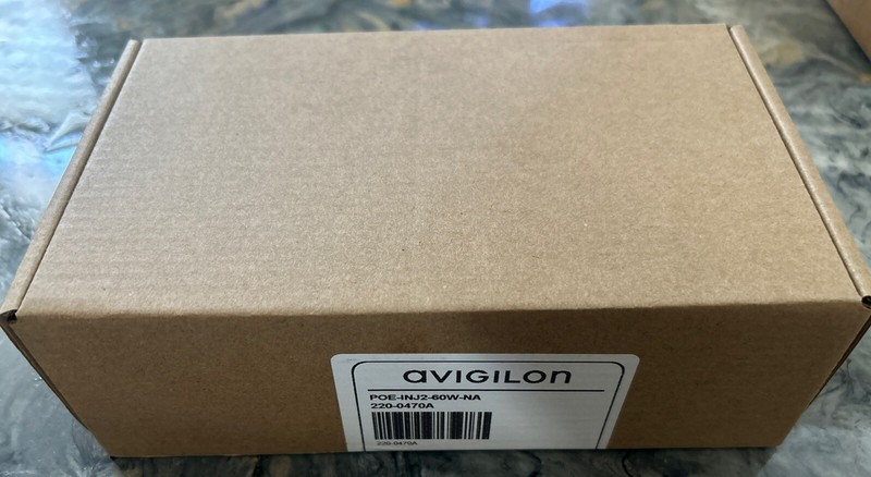 New-Sealed Avigilon POE-INJ2-60W-NA 60 Watt PoE Injector for Multi sensor Camera gallery