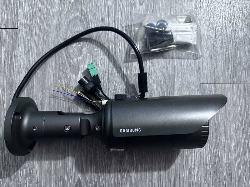 SAMSUNG QNO-6030RP 2MP 1080P HD IR OUTDOOR BULLET CCTV CAMERA 6MMLENS WATERPROOF