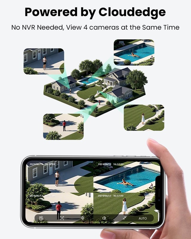 Wireless Solar Security Camera 100ft Night Vision gallery