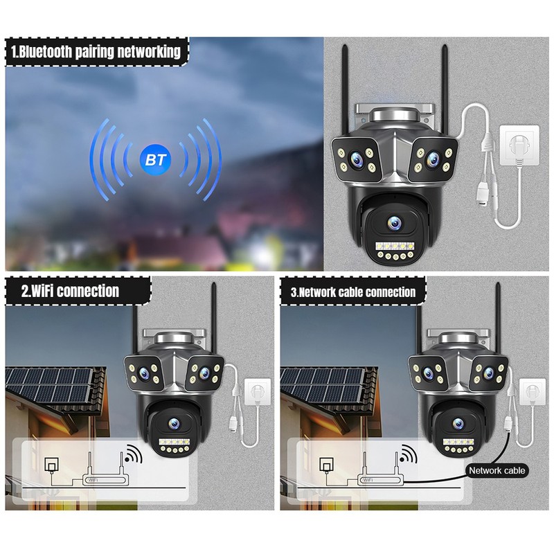 Wireless WIFI Camera Night Vision Motion Detection Security Surveillance LOT gallery