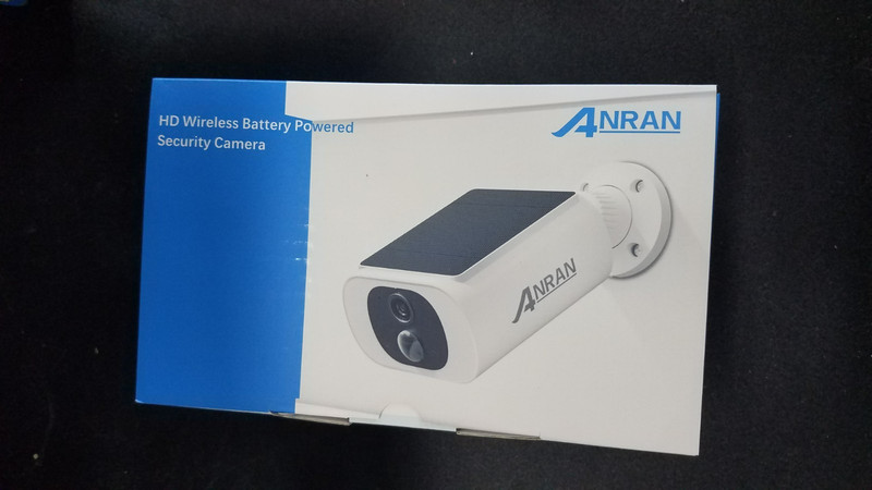 ANRAN HD Wireless Battery Powered Solar Security Camera In White – Model: C3
