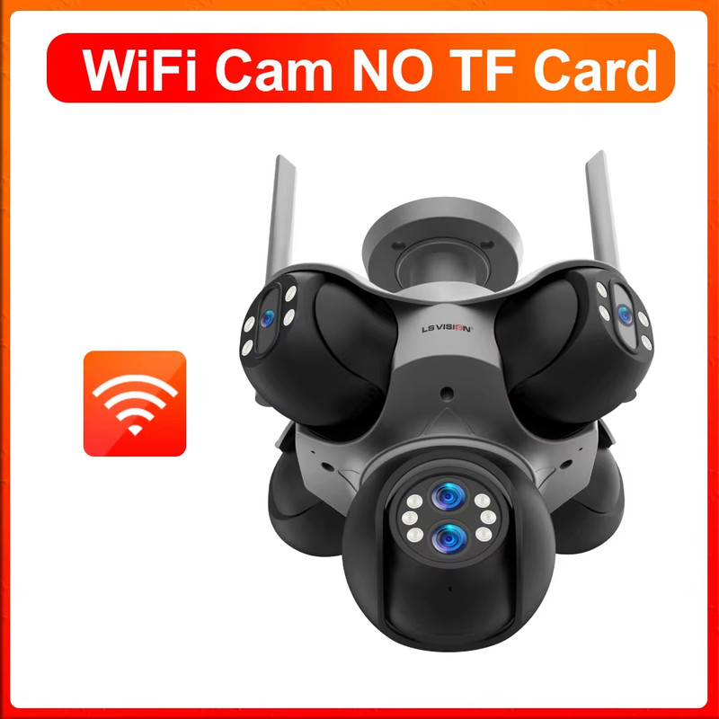30MP WiFi IP Camera Five Screen 10X Optical ZOOM Outdoor PTZ Security Camera CCT