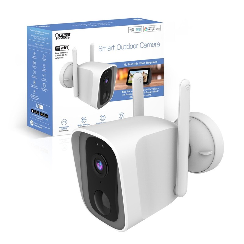 FEIT Outdoor Battery Powered Smart Wi-Fi Camera CAM/WM/WIFI/BAT Motion Sensor