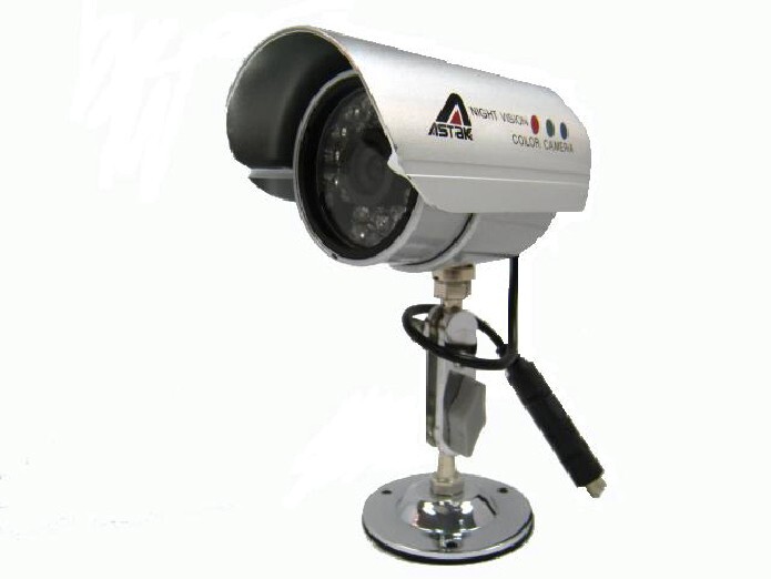 Wired Surveillance Super High Resolution Infrared Camera + Power Supply gallery