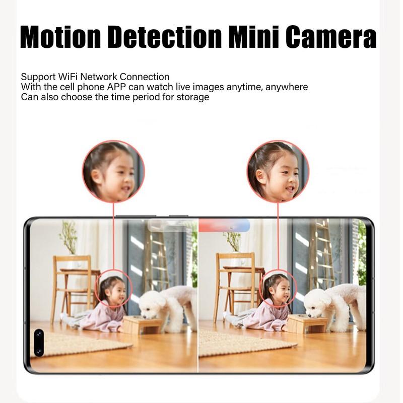 Mini Wireless Camera 1080p Night Motion Detection Loop Recording For Home gallery