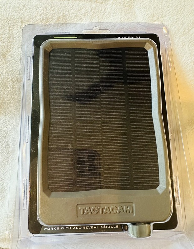 Tactacam Solar Panel for Cellular Security Camera Reveal EXT-V1 12Volt Sealed gallery