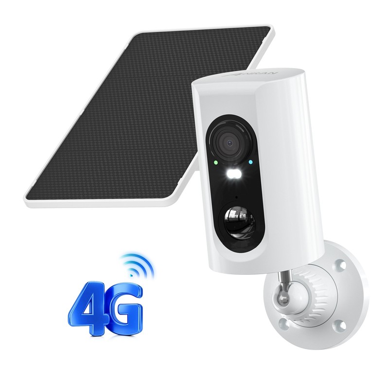 4G LTE Cellular Security Camera Solar Powered Outdoor No WiFi Needed Remote View