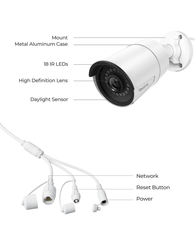 REOLINK 5MP Security PoE IP Camera, Person/Vehicle/Pet Detection, Time-Lapse,... gallery