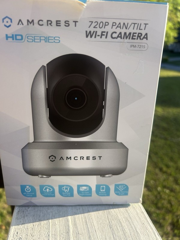 Amcrest 720P WiFi Video Monitoring Security Wireless IP Camera with Pan/Tilt NIB gallery
