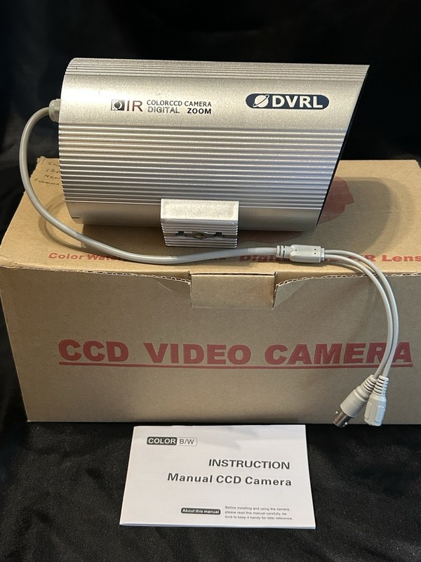 DVRL CCD & IR LENS SURVEILLANCE VIDEO CAMERA 12mm SHARP ILR Model DV-LH3142 NOS gallery