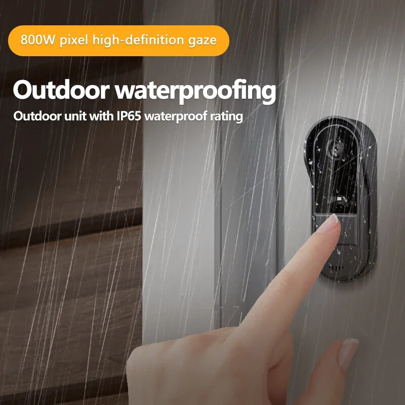 Wireless HD Video Doorbell 4.3 Screen IR Night Vision Waterproof 170° Wide Angle gallery