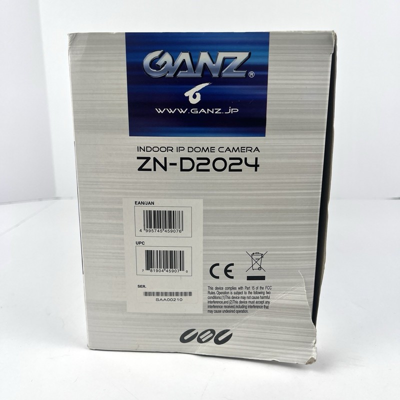 Ganz ZN-D2024 IP Dome Security Camera ONLY – New Open Box – No Mount/Hardware gallery