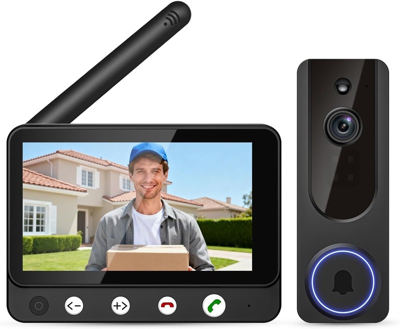 4.5″ Display Doorbell Camera Night Vision