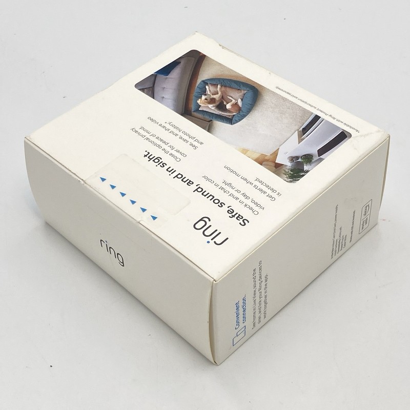 RING INDOOR CAM SECURITY CAMERA (2nd Gen, 2023) Plug-In White NEW SEALED gallery