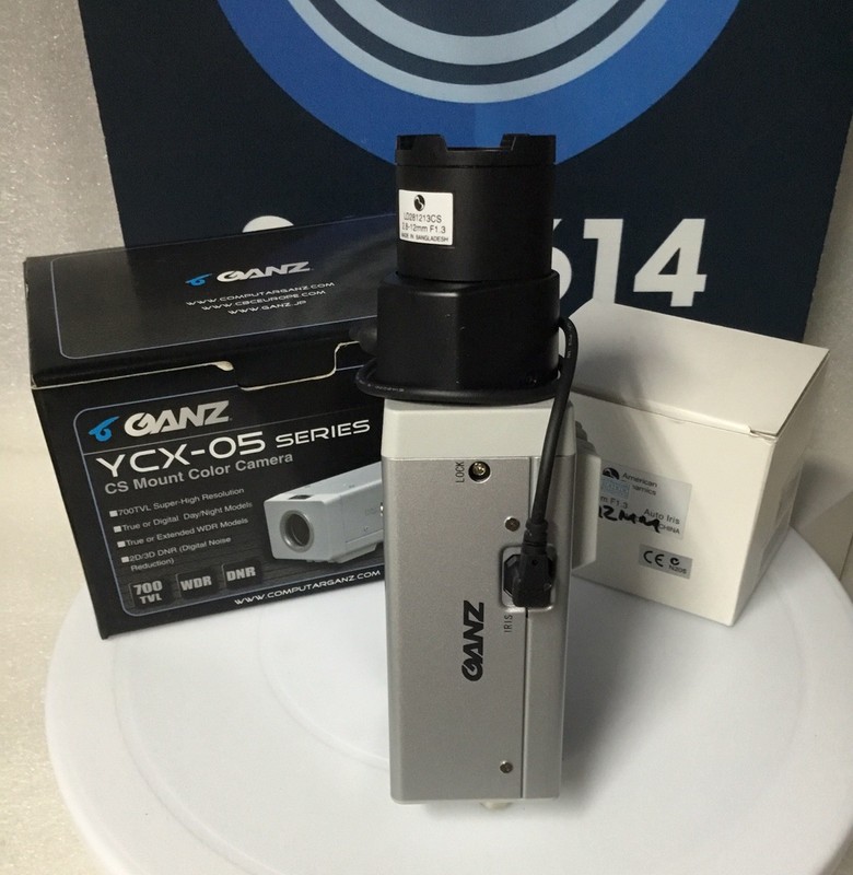 GANZ YCX-05 Series Surveillance Color Camera W/2.8-12mm 700TVL WDR Day/Night NEW gallery