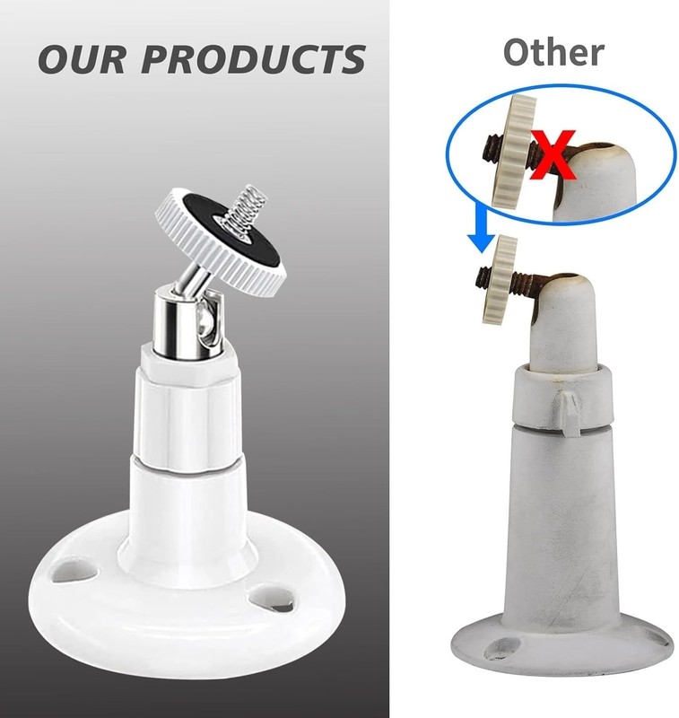 2 Pack Wall Mount Compatible with Simplisafe Outdoor Security Camera, 360° Rotat gallery