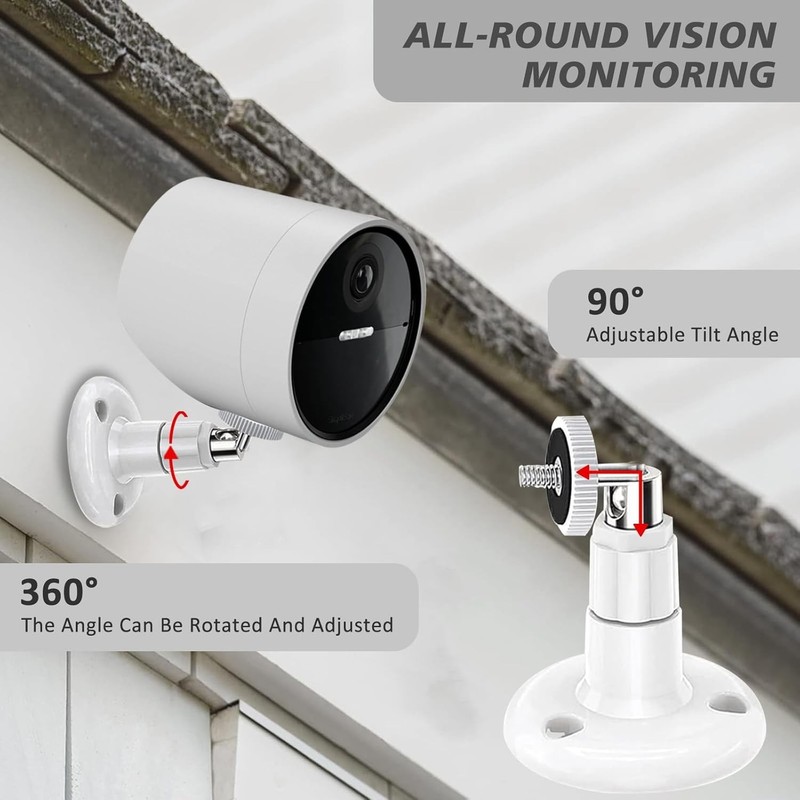 2 Pack Wall Mount Compatible with Simplisafe Outdoor Security Camera, 360° Rotat gallery