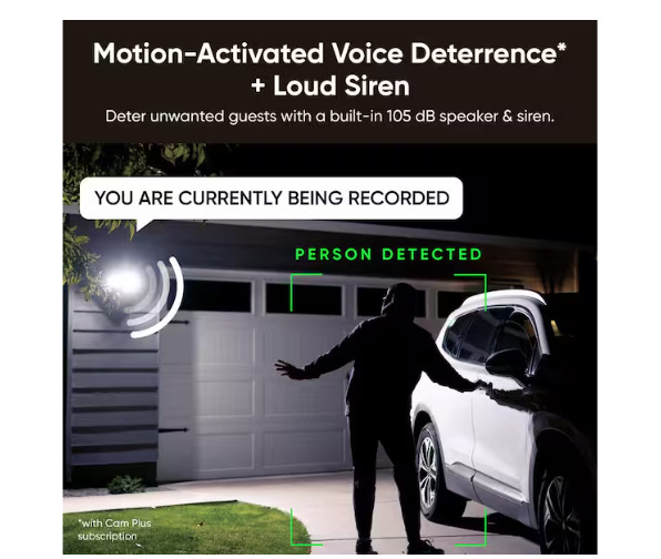 Wyze Cam Floodlight V2 Motion-Activated 2K HD Color Night Vision Camera gallery