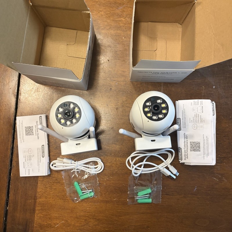 2x Jooan Smart Camera HD WIFI Night Vision 2-way Audio 360 gallery