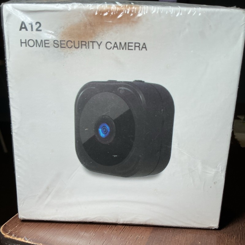 AOBO A12 IP/Network Surveillance Camera, Wireless Wi-Fi, Color Mode, Black