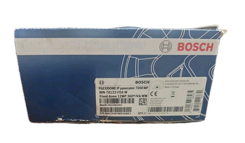 Bosch Flexidome IP Panoramic 7000 MP NIN-70122-FOA-W 12MP 360 Outdoor/Indoor gallery