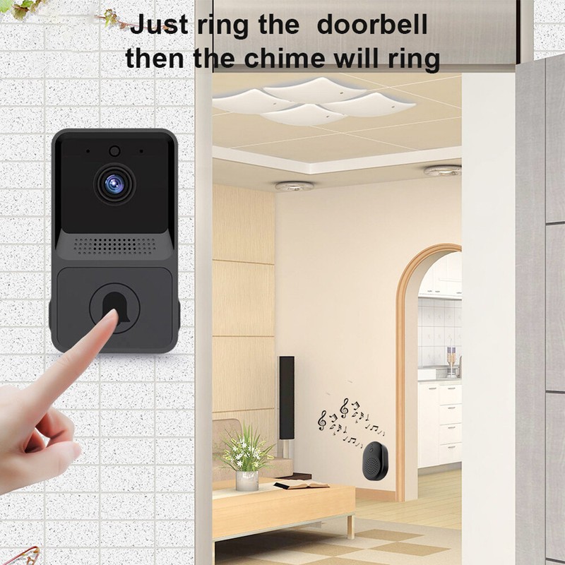 Smart Wireless WiFi Video Doorbell Phone Camera Door Bell Ring Intercom Security gallery