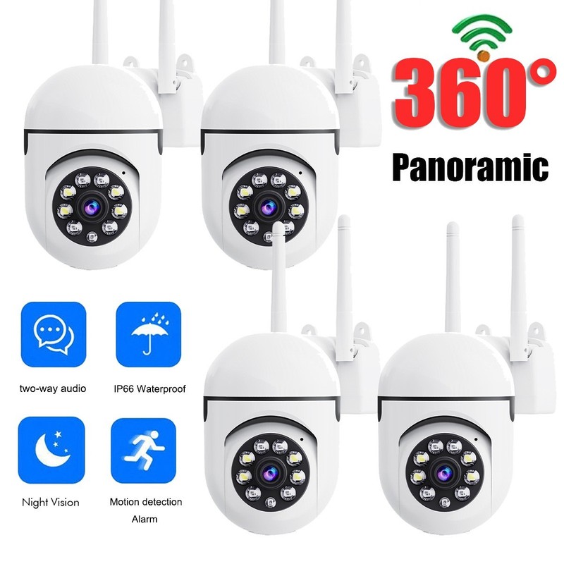 XVIM Wireless Security Camera System 4PCS 2K Pan/Tilt WiFi Camera Night Vision