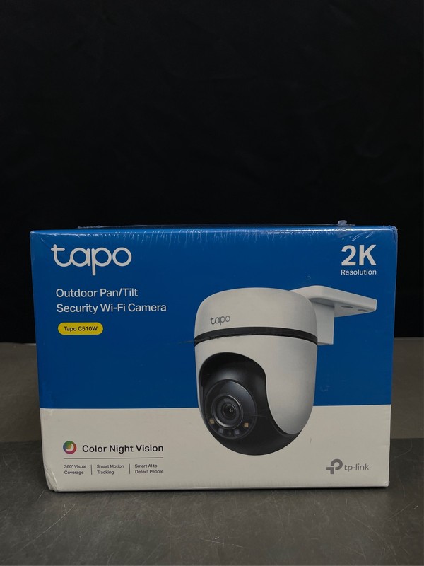 TP-Link Tapo 2K Outdoor Pan/Tilt Security Wi-Fi Camera, 360° View, Motion Tracki