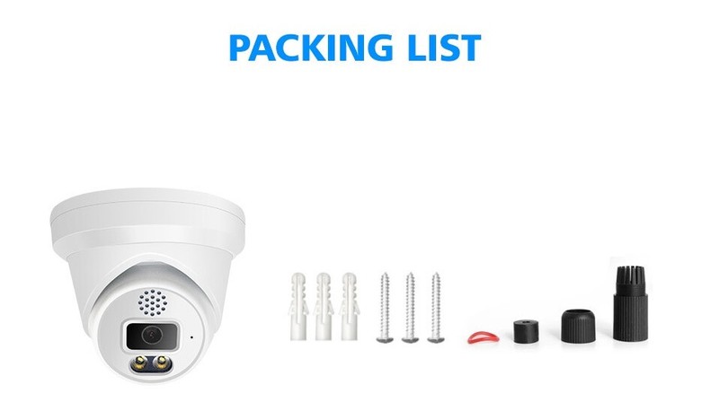 8MP Hikvision Compatible ColorVu IP Camera 2Way Audio Full Color POE Security US gallery
