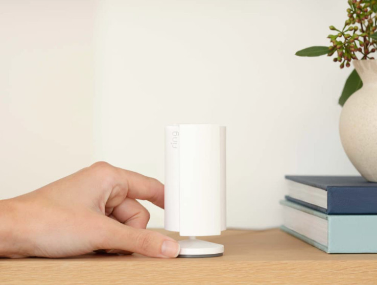 Ring Indoor Cam, white, and Ring 10 ft Power Adapter, New gallery