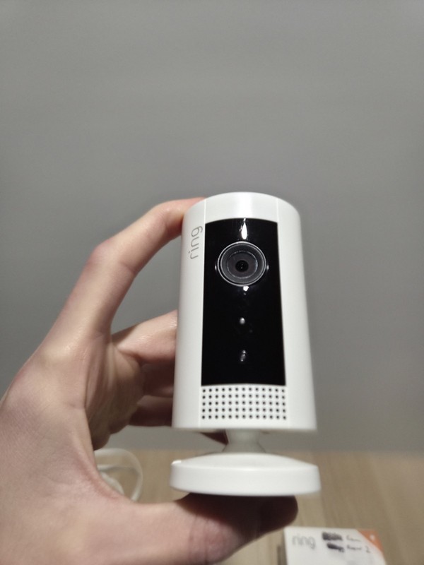 Ring Indoor Cam Compact Plug-In HD Security Camera with two-way talk - White gallery