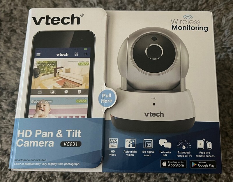 VTech VC931 Wireless IP HD Video Camera with Remote Pan & Tilt gallery