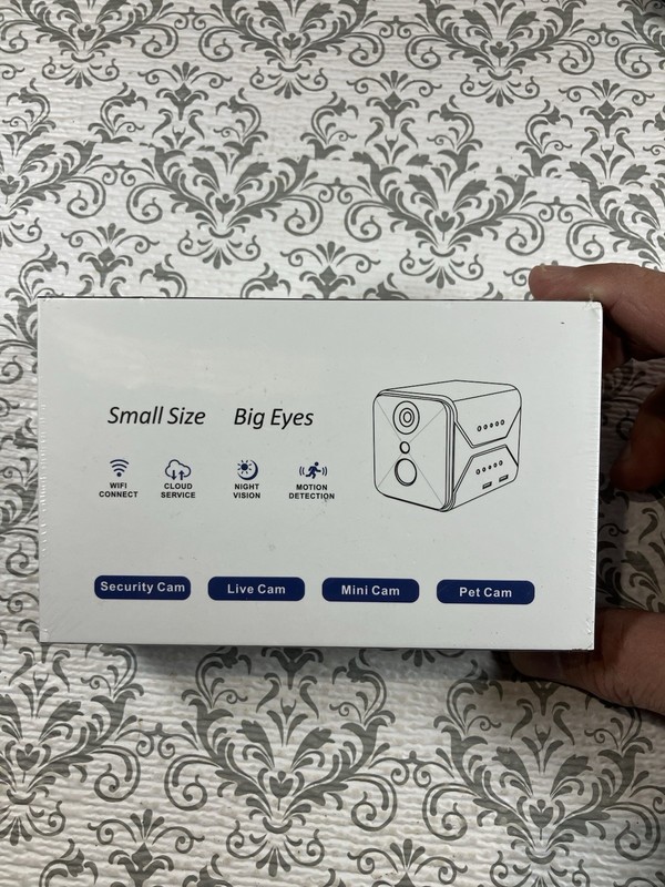 NIB Javiscam Mini Camera Security Camera, WiFi Connect, Motion & Night Detection