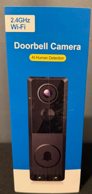 Doorbell Purple camera AI human detection 2.4 GHz Wi-Fi MODEL P80
