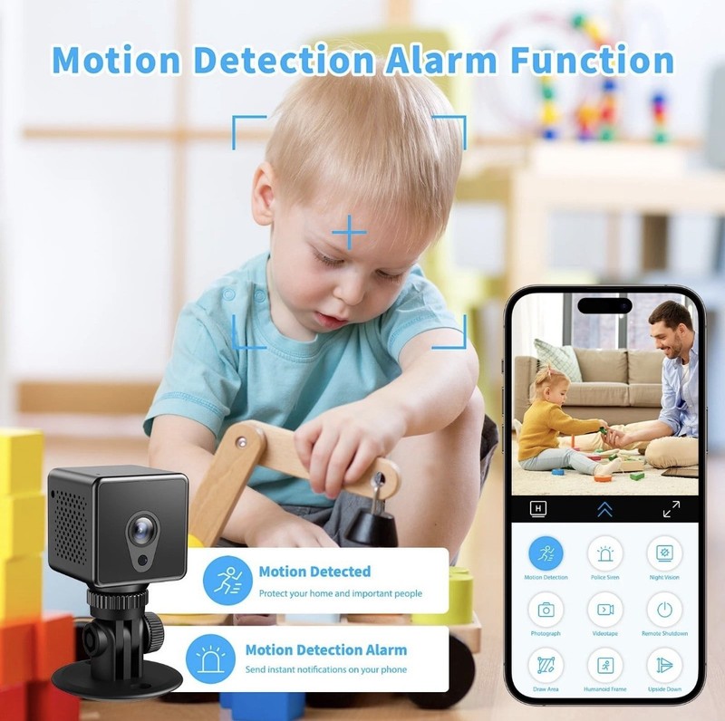 Mini Camera - 4K HD Wireless Small Camera - Tiny Indoor Security Camera with ... gallery