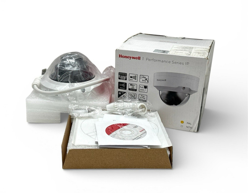 Honeywell Performance Series IP Dome Camera 8 MP NTSC Plug & Play Micro SD – NEW