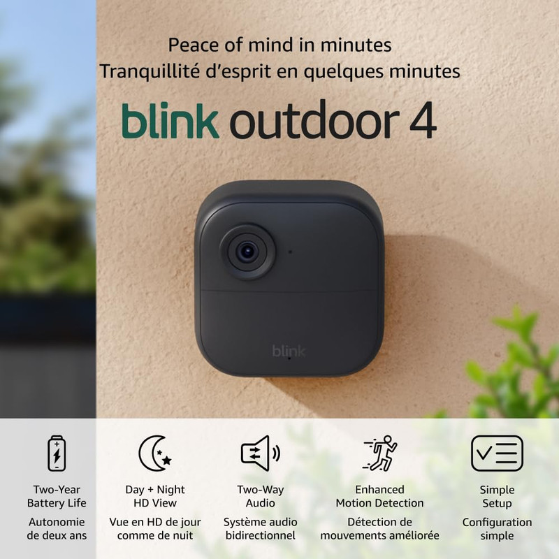 Blink Outdoor 4 5-Camera Security System 4th Gen w/ Sync Module Core gallery