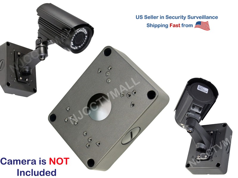 5.3″ Camera Deep Base Junction Outlet Box Gray Color for Bullet CCTV Cameras