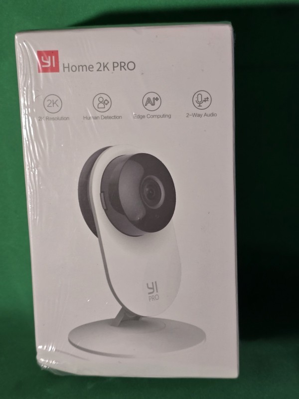 Security Camera YI Home 2K PRO Human Detection Edge Computing 2 Way Audio NEW